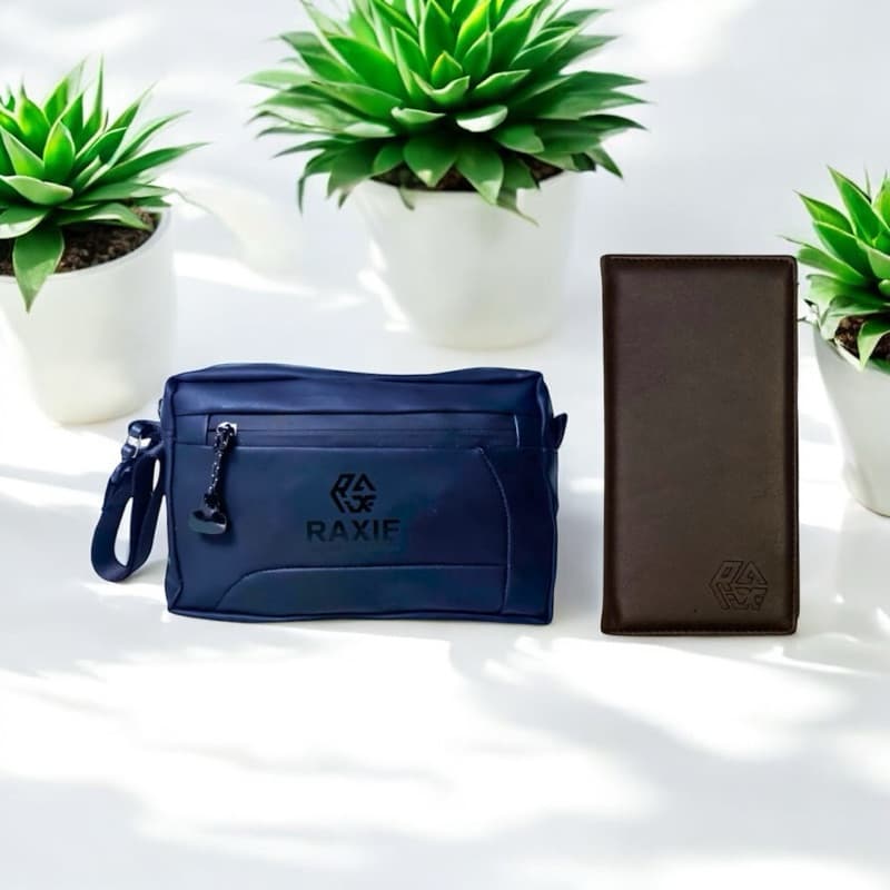 RAXIE - Paket HandBag Dan Dompet Panjang Kulit Raxie