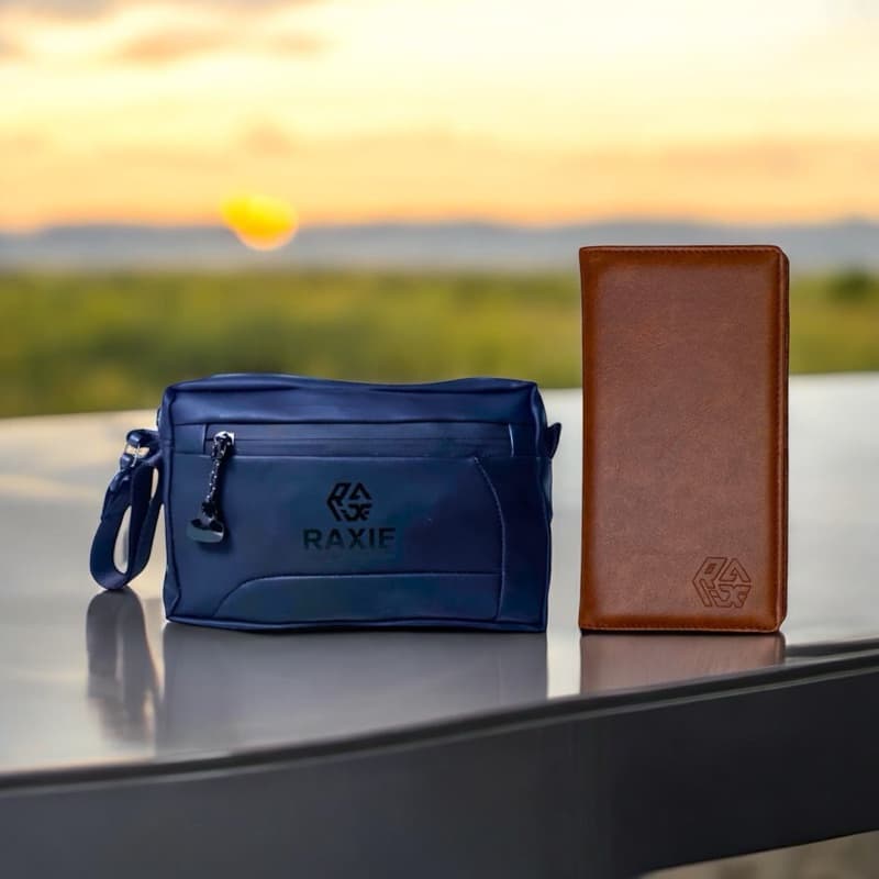 RAXIE - Paket HandBag Dan Dompet Panjang Kulit Raxie thumbnail 2