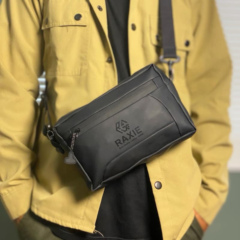 RAXIE - HandBag Clutch Pria Tas Slempang Cowok TRX001 thumbnail 4