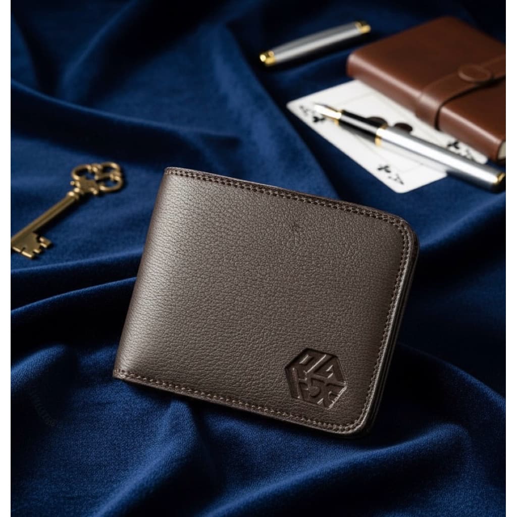RAXIE - Practical Tri-Fold Wallet Dompet Pria Bahan Kulit Sintetis RX014
