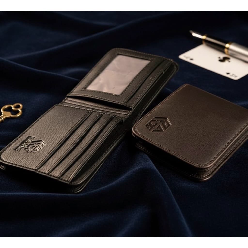RAXIE - Practical Tri-Fold Wallet Dompet Pria Bahan Kulit Sintetis RX014 thumbnail 3