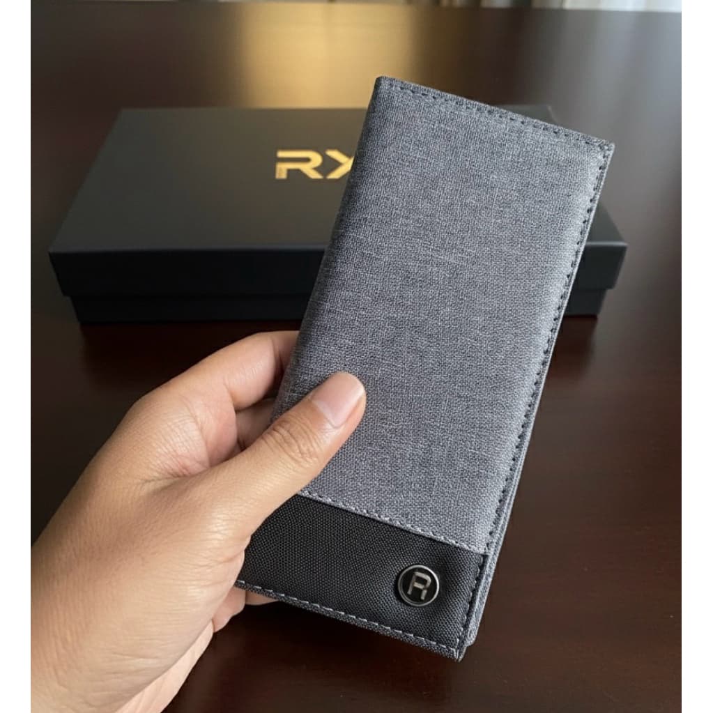 Dompet Pria wanita Canvas R Panjang Bahan Canvas