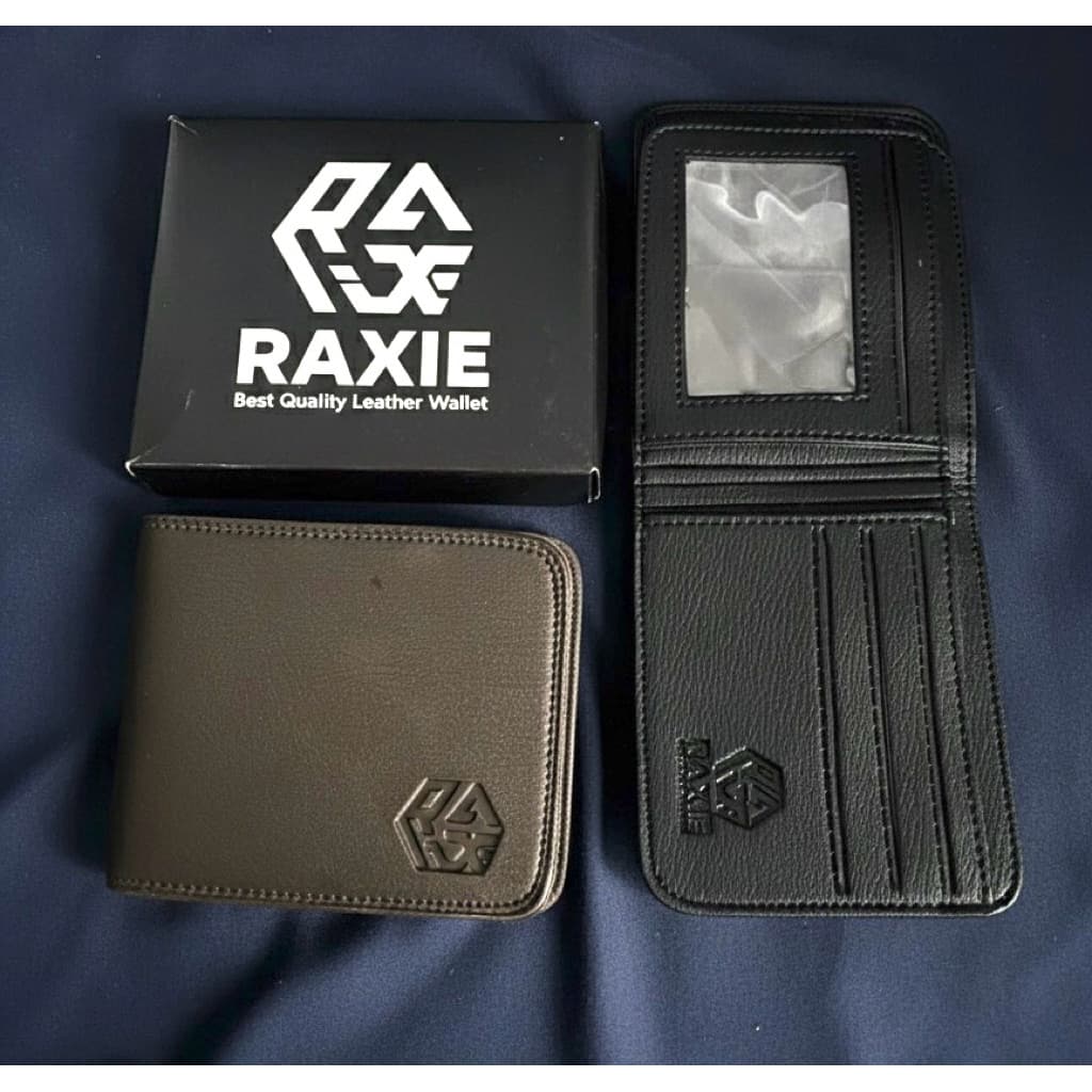 RAXIE - Practical Tri-Fold Wallet Dompet Pria Bahan Kulit Sintetis RX014 thumbnail 4