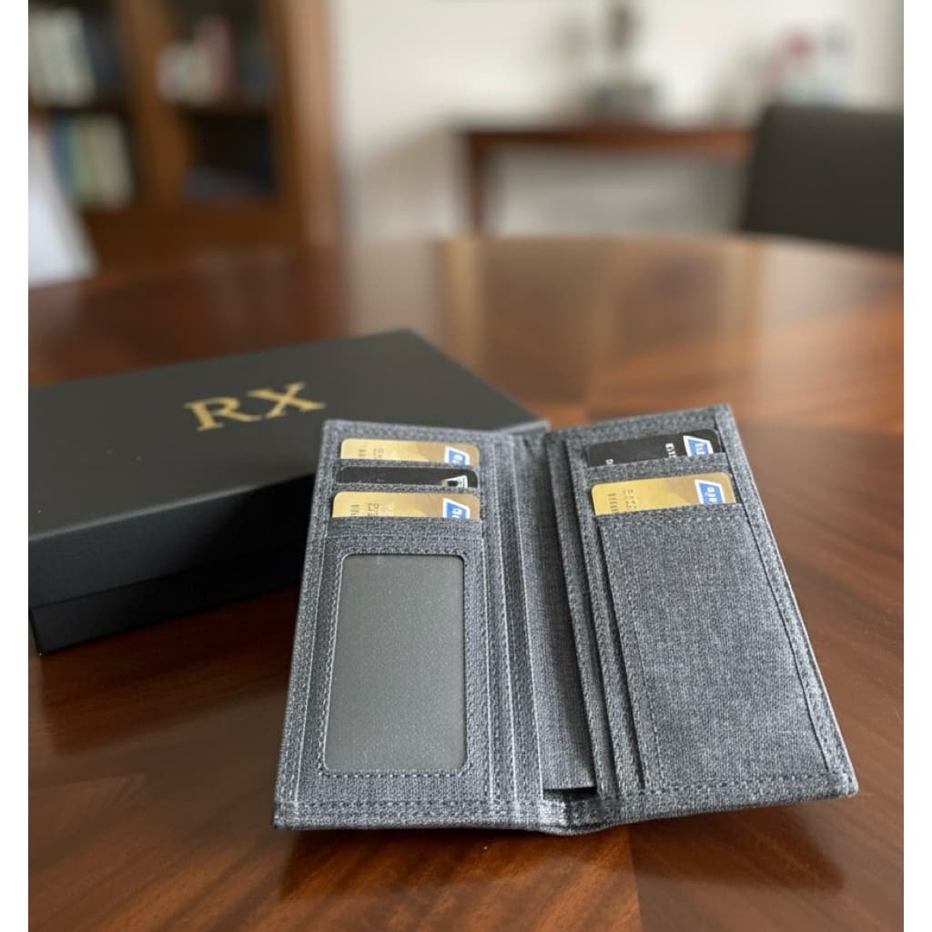 Dompet Pria wanita Canvas R Panjang Bahan Canvas thumbnail 2