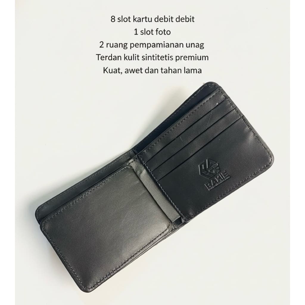 RAXIE Wallet Men’s Dompet Pria Kulit Glossy RX009 thumbnail 3