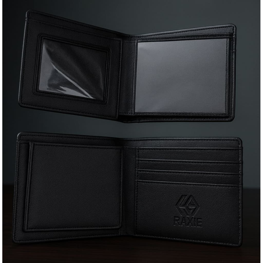RAXIE Dompet Pria PU Leather - Men's Slim Wallet Elegant & Minimalis RX24 thumbnail 4