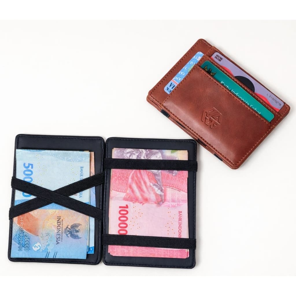 RAXIE Magic Wallet Dompet Kulit PU Premium – Ringkas & Modern thumbnail 2