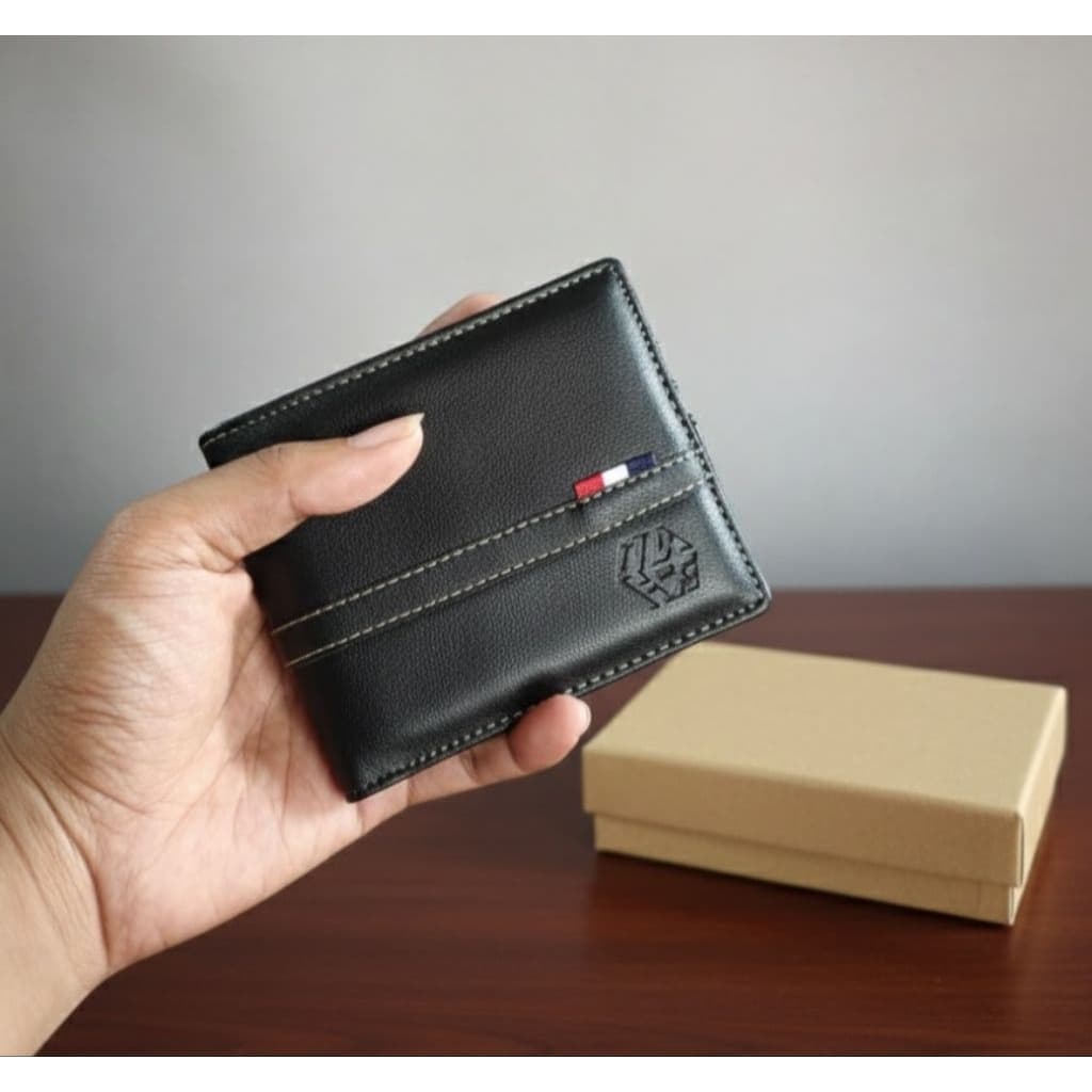 RAXIE Dompet Pria PU Leather - Men's Slim Wallet Elegant & Minimalis RX24 thumbnail 3