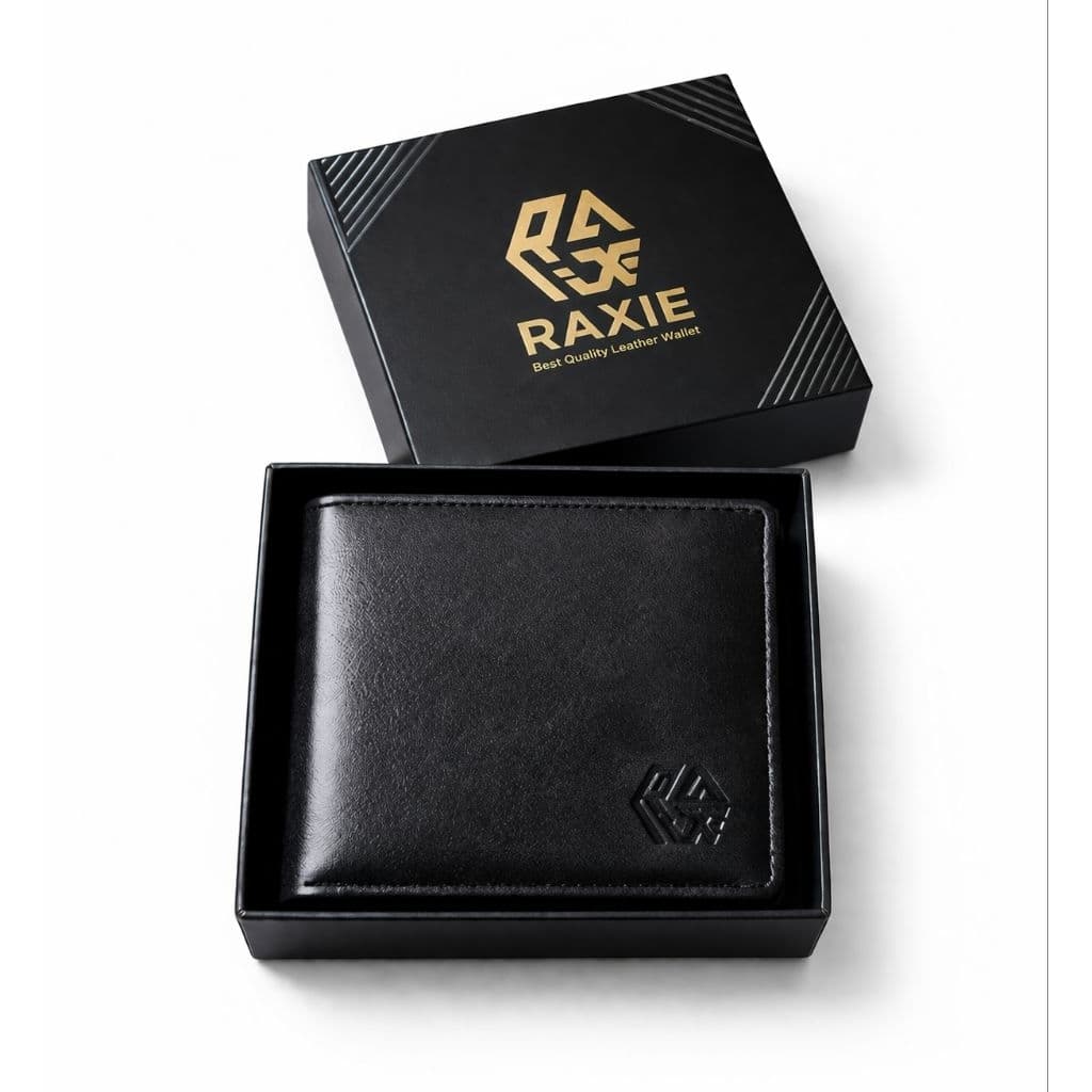 RAXIE Dompet Pria Trifold – Premium PU Leather Wallet Simple & Elegant RX003 thumbnail 7