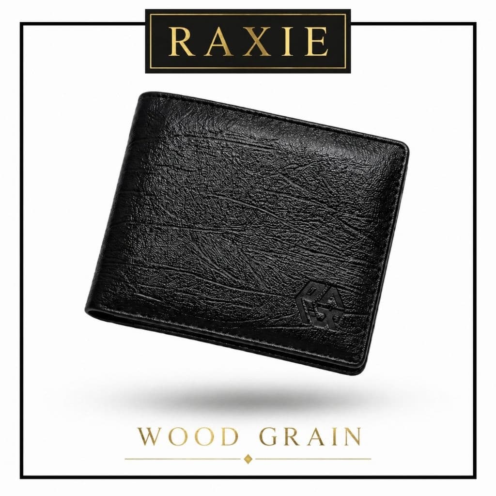 RAXIE Dompet Pria Kulit PU Premium Elegan  Wood Grain RX006 thumbnail 2