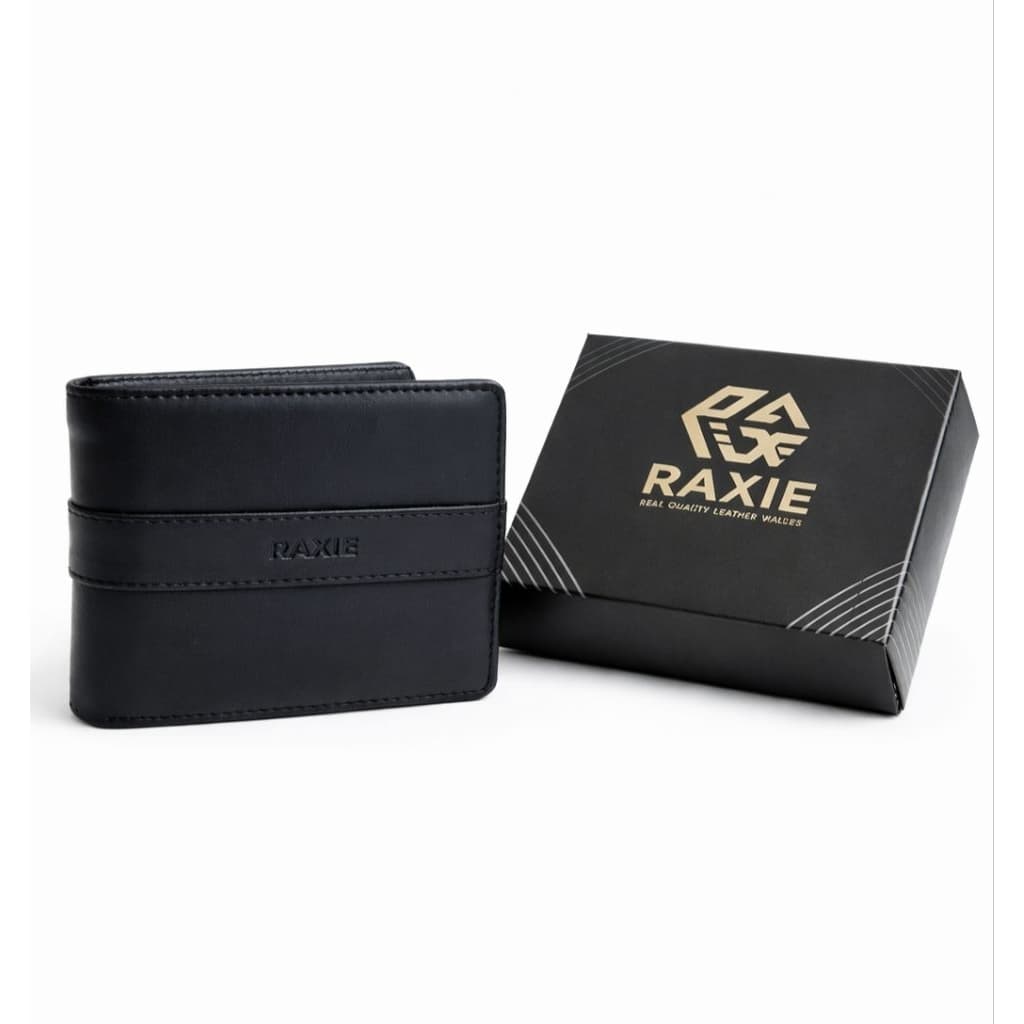 RAXIE Slim Wallet Premium PU - Dompet Pria Kulit Dompet Pendek Lipat 3 RX015 thumbnail 3