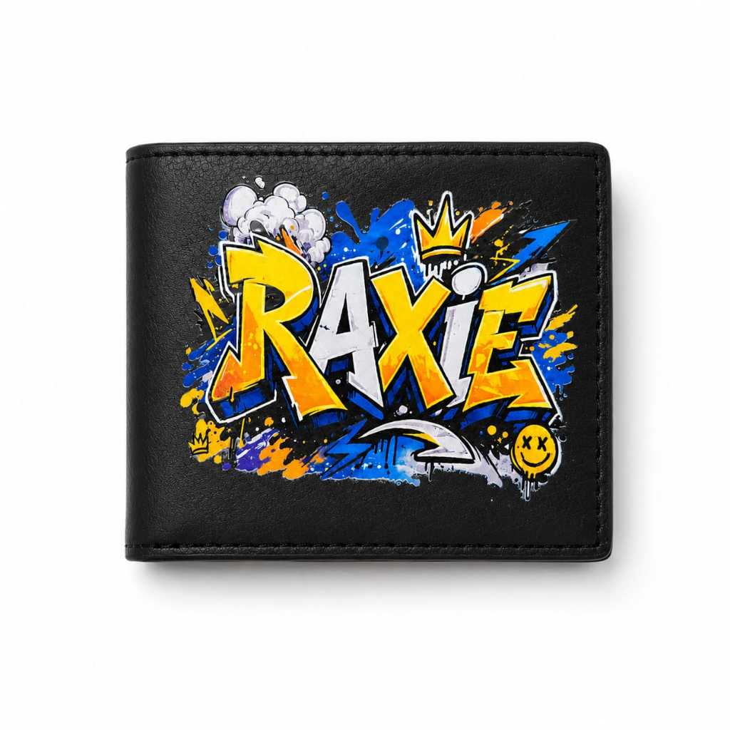 RAXIE Graffiti Series Dompet Pendek Dompet Pria thumbnail 6