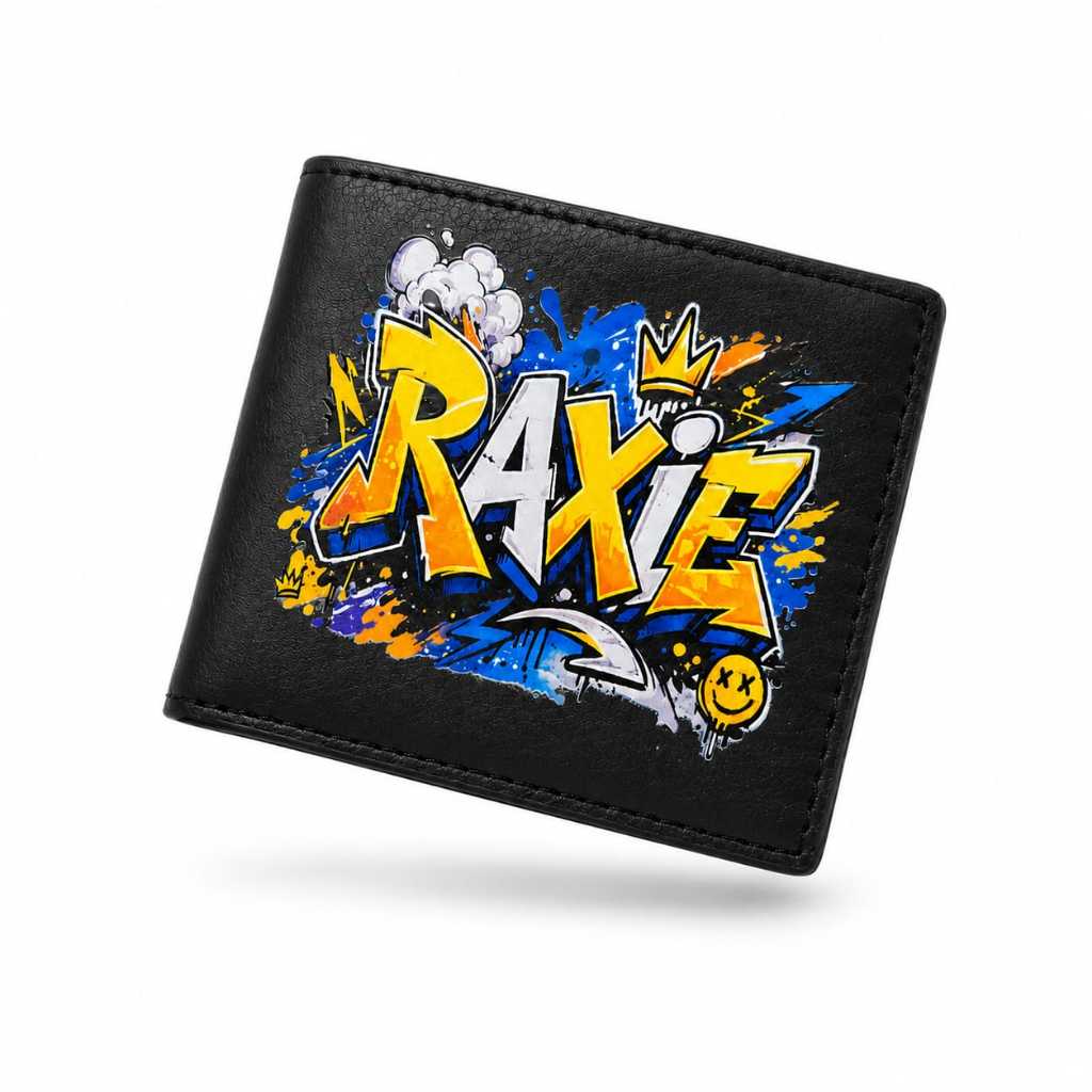 RAXIE Graffiti Series Dompet Pendek Dompet Pria thumbnail 7