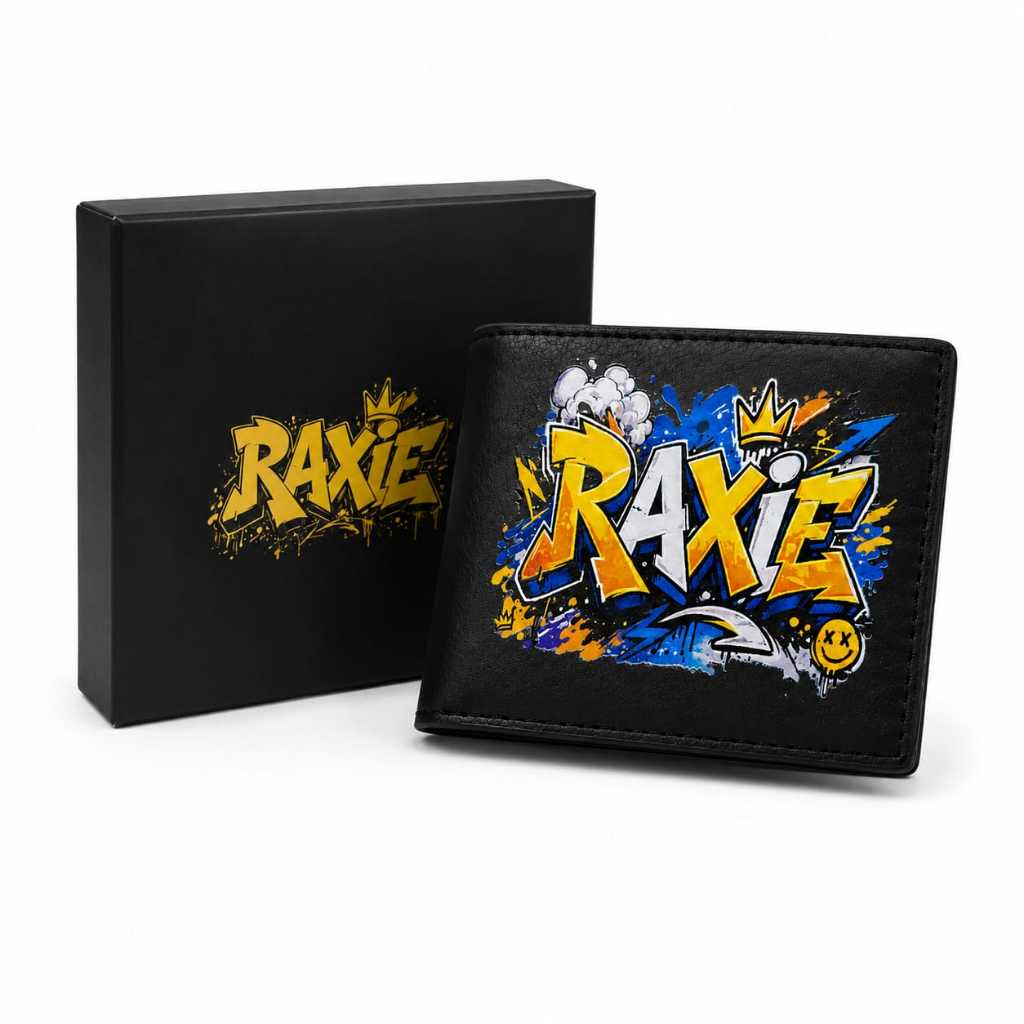 RAXIE Graffiti Series Dompet Pendek Dompet Pria