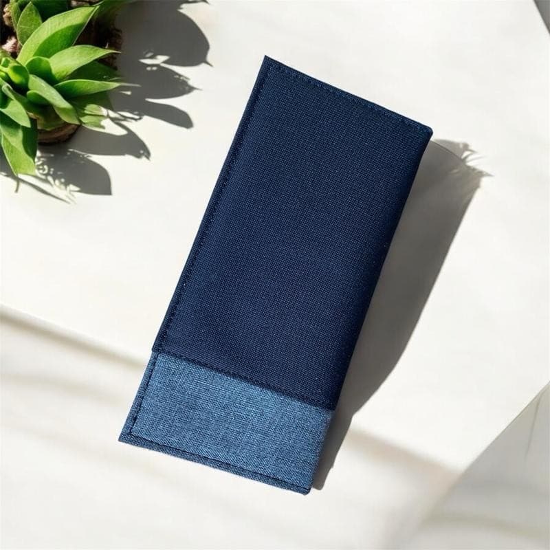 RAXIE-Dompet PANJANG Pria Bahan Canvas untuk Kartu dan Uang - Cowok thumbnail 5