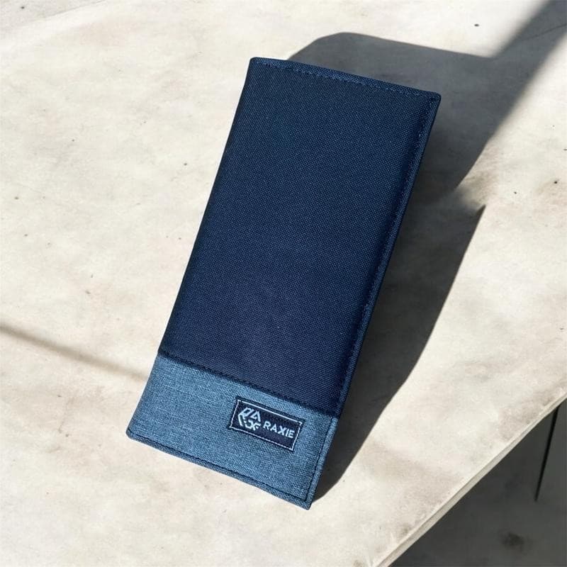 RAXIE-Dompet PANJANG Pria Bahan Canvas untuk Kartu dan Uang - Cowok thumbnail 6