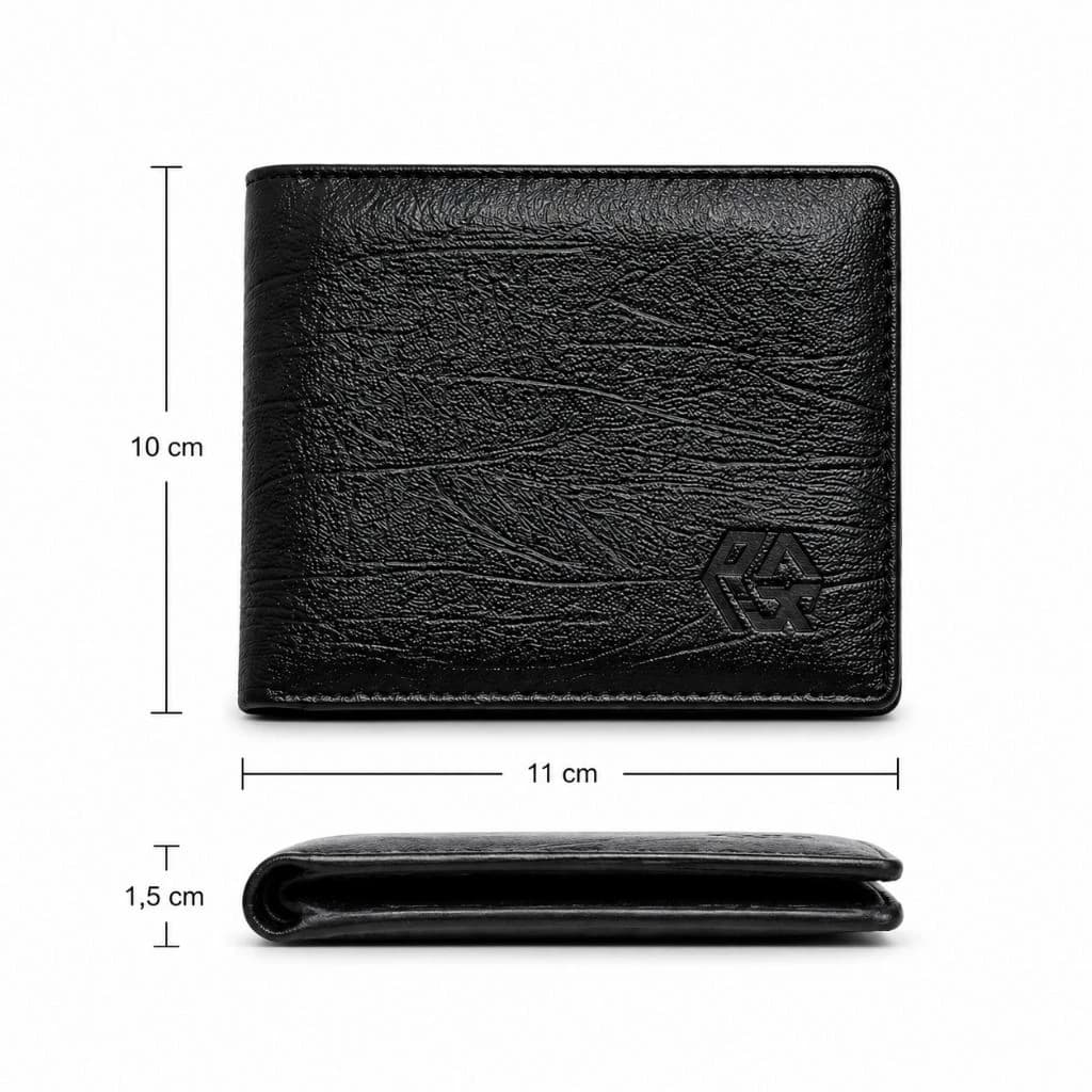 RAXIE Dompet Pria Kulit PU Premium Elegan Wood Grain RX006 thumbnail 3